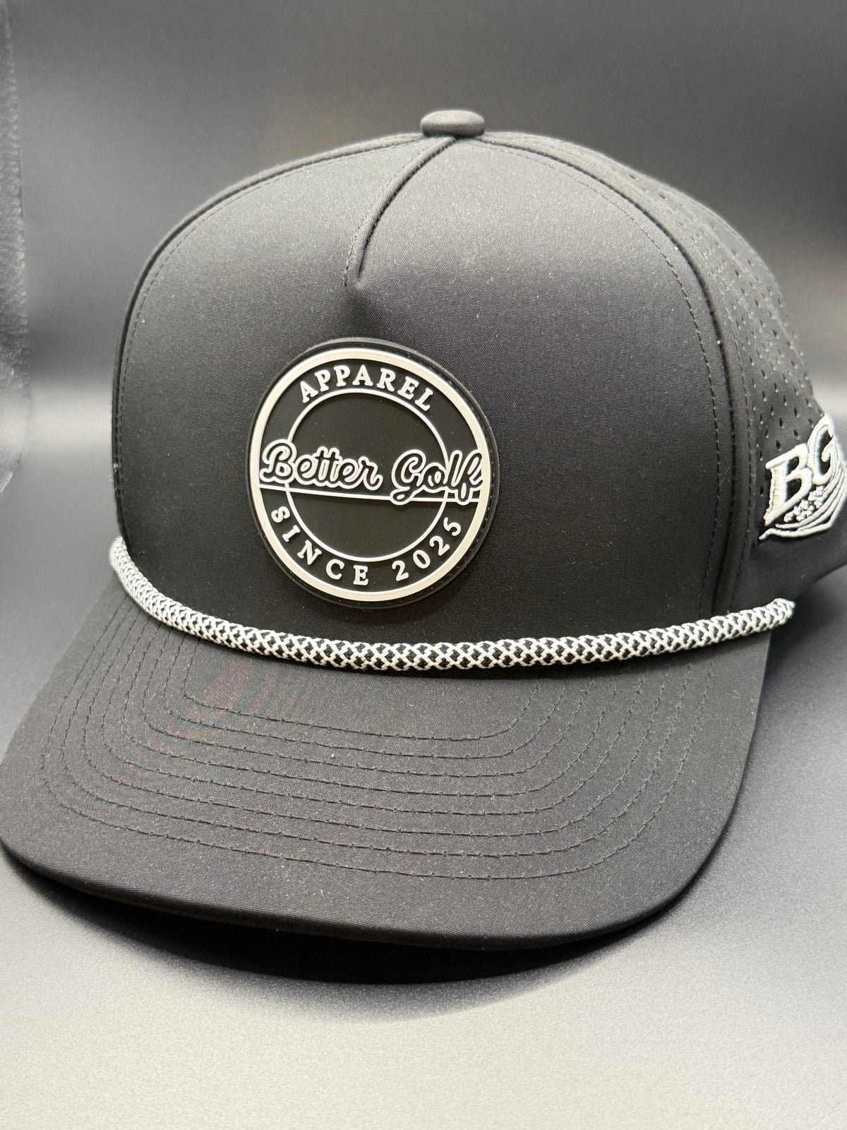 Black Better Golf Apparel Hat